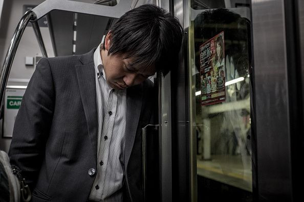 Sleeping on the commute