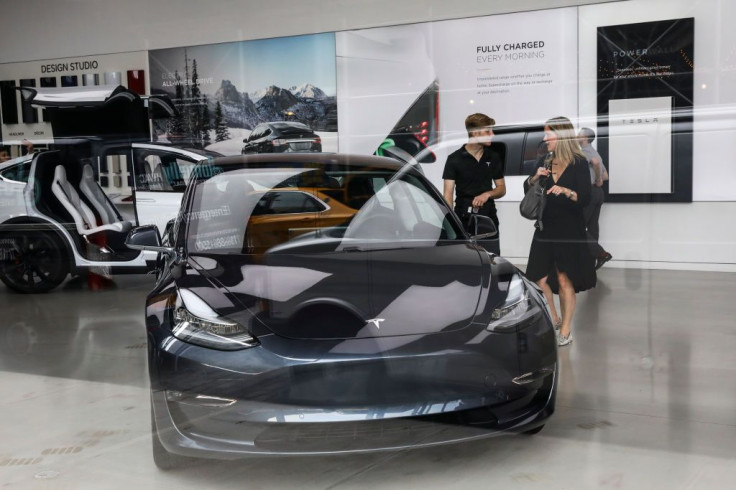Tesla showroom in Manhattan