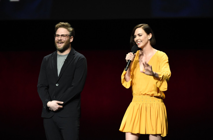 seth rogen, charlize theron