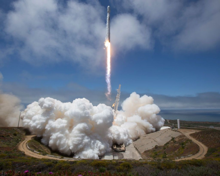 SpaceX Falcon 9 blast-off