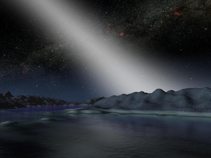 NASA alien planet night sky asteroid belt