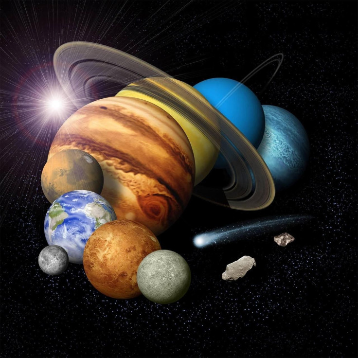 NASA Solar System Montage - planets, comet, asteroid