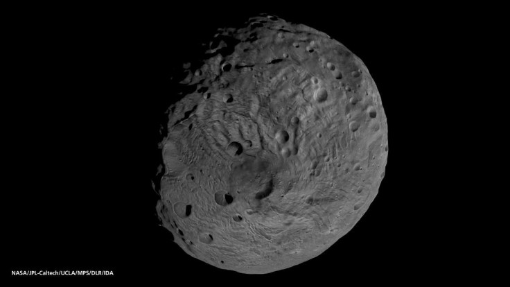 NASA Dawn south pole asteroid Vesta