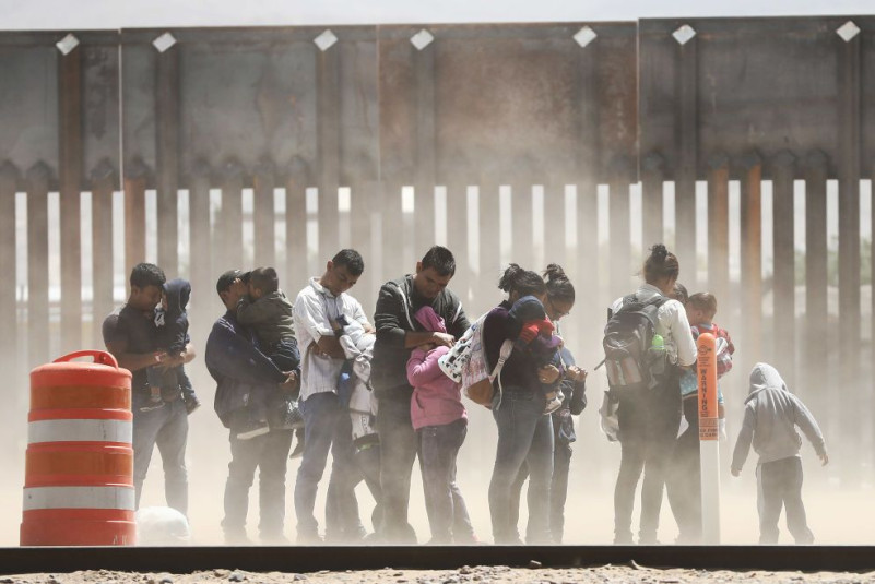 US Mexicor border migrants