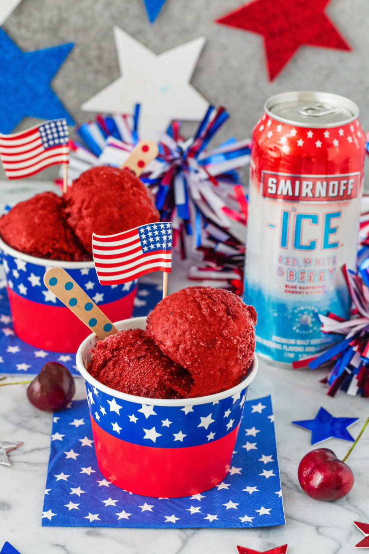 July 4 boozy ice cream