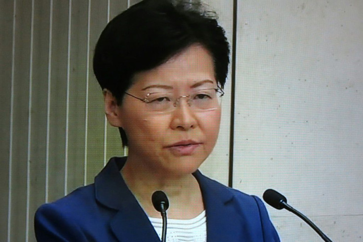 Hong Kong Chief Executive Carrie Lam offered no concessions to the demonstrators and insisted that police were facing 'extremely difficult circumstances'