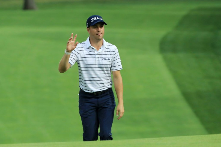 Justin Thomas fired a course-record 61 Saturday at Medinah to seize a six-stroke lead after the third round of the US PGA BMW Championship