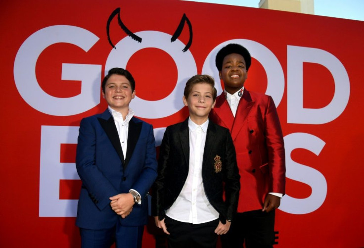 Actors (L to R) Brady Noon, Jacob Tremblay and Keith L. Williams arrive at the Hollywood premiere of Universal Pictures' 'Good Boys' on August 14, 2019