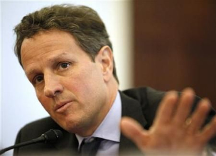 Treasury Secretary Geithner testifies before the House Budget Committee in Washington
