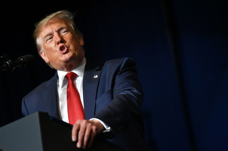 US President Donald Trump, pictured in Kentucky on August 21, 2019, said his predecessors had allowed the United States to be taken advantage of on trade and intellectual property