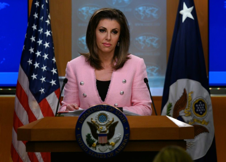 US State Department spokeswoman Morgan Ortagus called the deployment of the survey vessel "an escalation by Beijing"