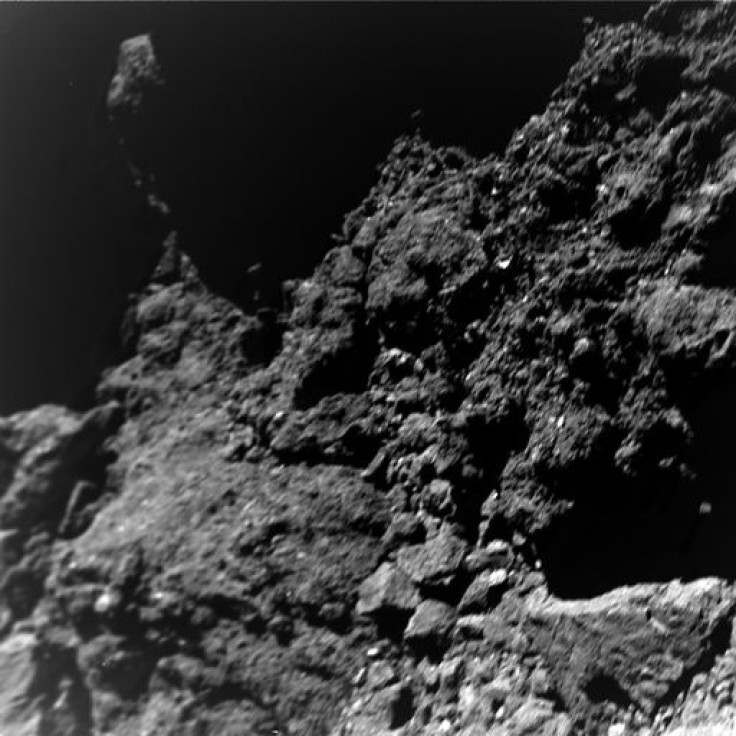 A new image taken by the German-French Mobile Asteroid Surface Scout (MASCOT) on the surface of the near-Earth asteroid Ryugu