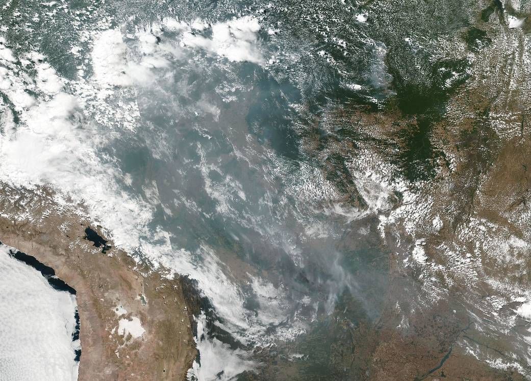 NASA Reveals Heartbreaking Photos Of Amazon Rainforest Fire From Space ...