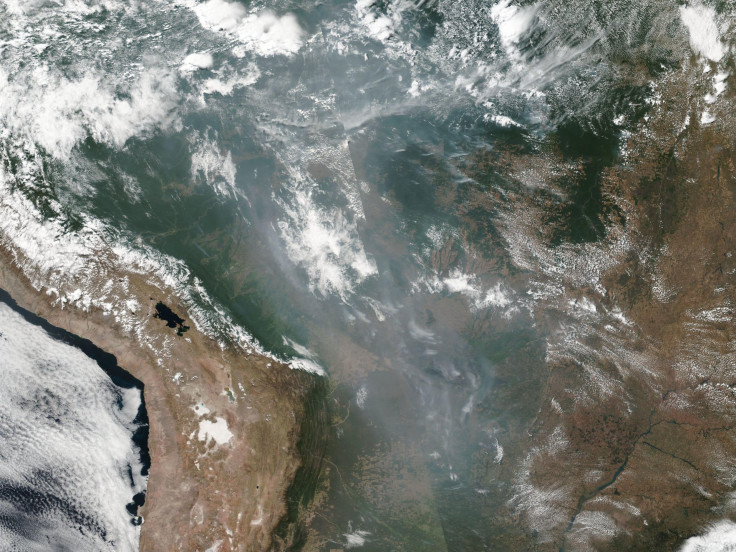 Amazon Rainforest Fire from Space