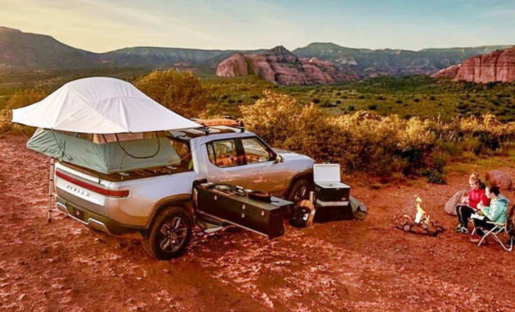 Rivian R1T electric camper