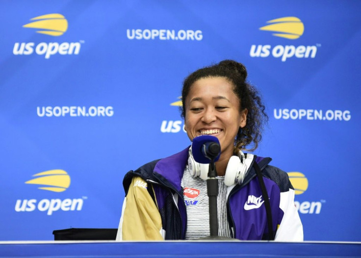 Top-seeded defending champion Naomi Osaka of Japan spoke to reporters Friday at the US Open