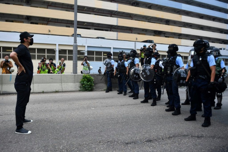 Hong Kong's police force have become the target of the protesters' ire for their perceived heavy-handed response to the months of demonstrations