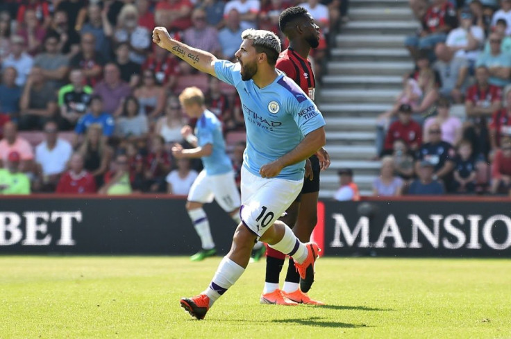 Manchester City's Sergio Aguero put Bournemouth to the sword