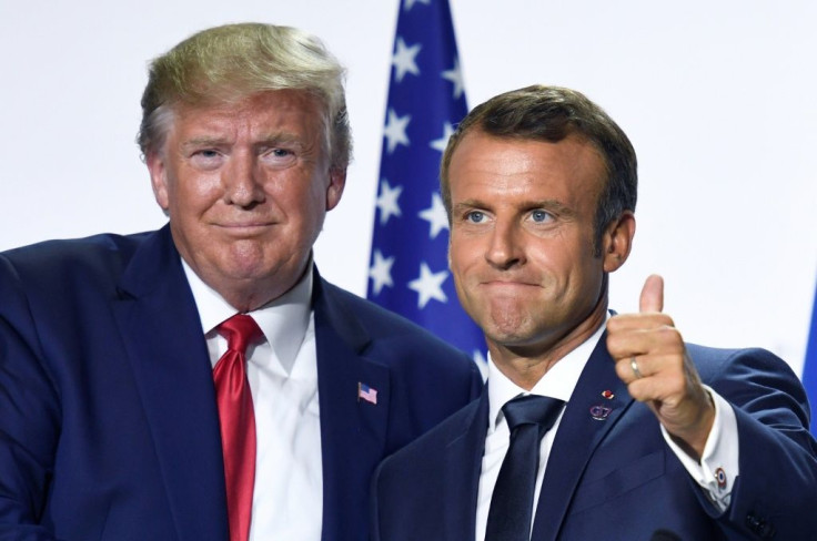 Earlier this month Trump lambasted Macron for sending 'mixed signals' on Iran