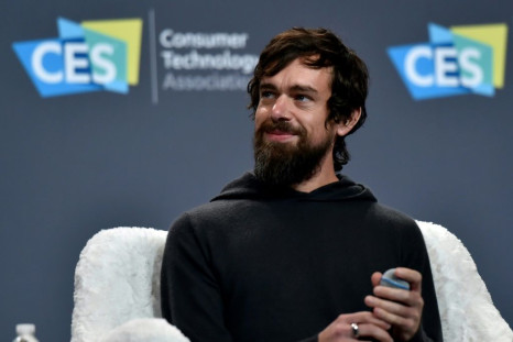 The account Twitter CEO Jack Dorsey, seen at a January 2019 event, was compromised by hackers who sent out a series of offensive messages