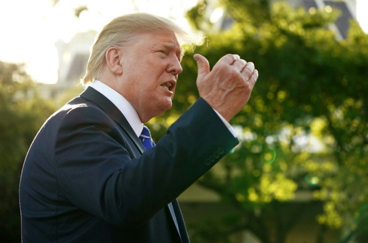 US President Donald Trump, speaking to the media outside the White House on August 30, said new tariffs against Chinese goods 'are on'