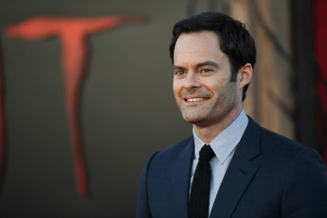 Bill Hader, who plays Richie Tozier, arrives for the World premiere of "It Chapter Two" at the Regency Village theatre in Westwood, California