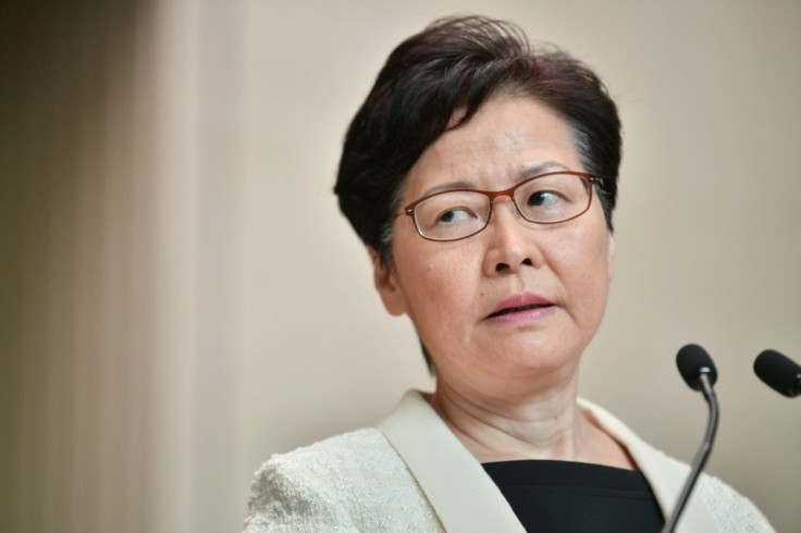 Hong Kong Chief Executive Carrie Lam has been under intense pressure