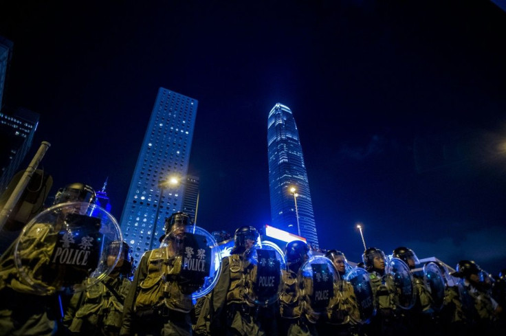 The sometimes violent protests in Hong Kong have dragged on the economy and the stock market in recent months