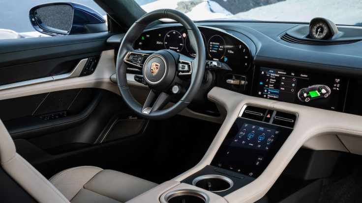 Porsche taycan interior 2019