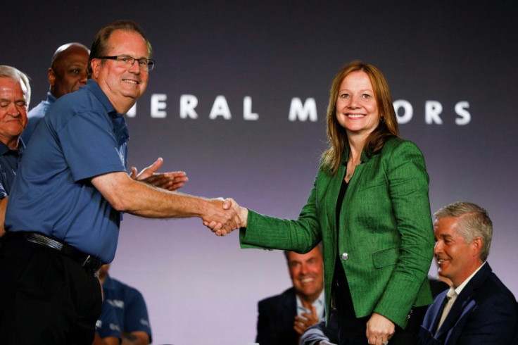 General Motors Chairman and CEO Mary Barra and United Auto Workers President Gary Jones opened the 2019 GM-UAW contract talks in July with the traditional ceremonial handshake