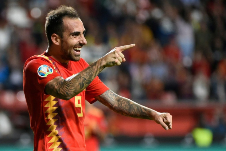 Paco Alcacer has scored three times for Spain in a week after his double against the Faroe Islands