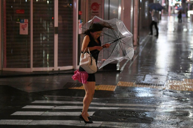 Typhoon Faxai battered Tokyo with ferocious winds and driving rain