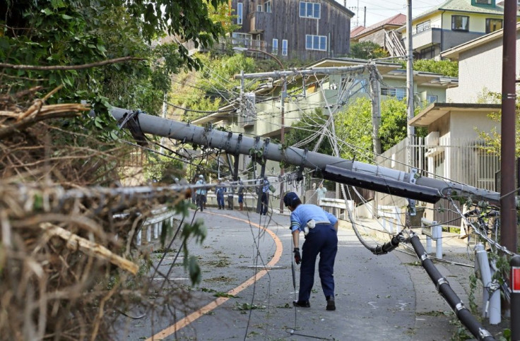 Typhoon Faxai packed winds up to 207 kilometres (129 miles) per hour, killing two people and leaving 760,000 households without electricity