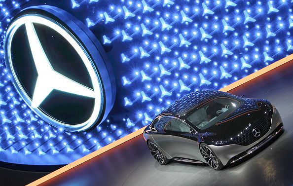 Mercedes Benz Nods Towards The Future With All Electric Vision Eqs