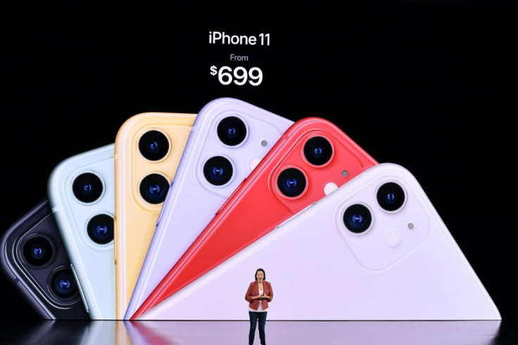 Apple Senior Director of Product Marketing Kaiann Drance speaks onstage about the iPhone 11's cameras 