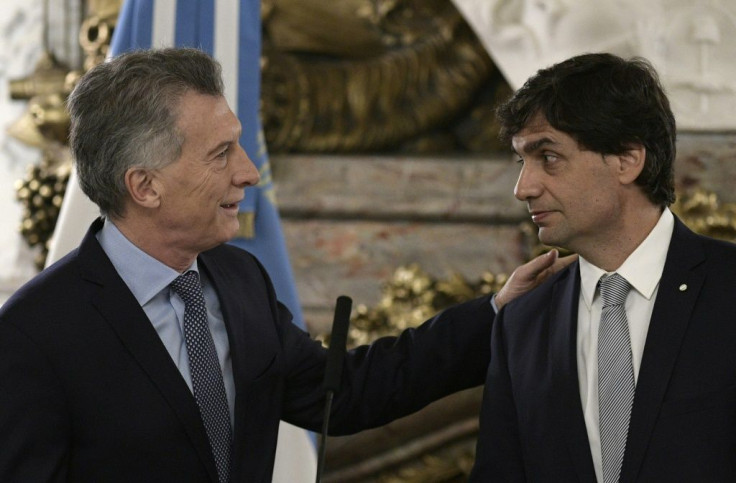 Argentina's newly appointed Economy Minister Hernan Lacunza will discuss next steps with the International Monetary Fund in Washington