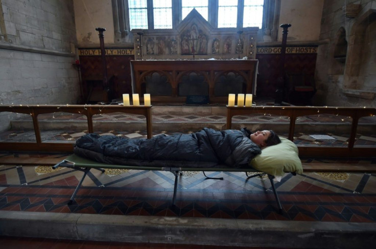A handful of churches in Britain are renting out their space for "champing", or camping in a church, to raise funds for their upkeep