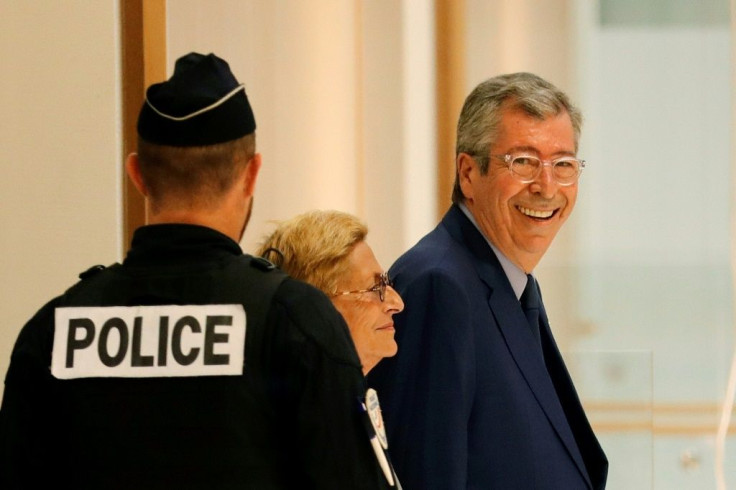 French police arrested Patrick Balkany to begin serving his term as the verdict was being read out and his wife looked on