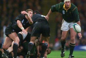 Springbok forward Mark Andrews, seen here during the 1999 World Cup, "hated" the 1995 World Cup final when South Africa beat New Zealand