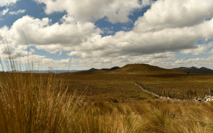 View of Quimsacocha where indigenous water rights are under threat from expanding mineral exploration