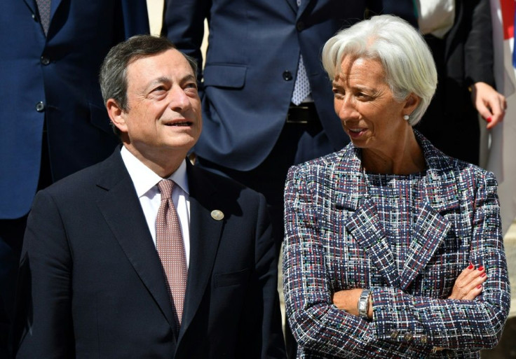 Mario Draghi is scheduled to hand over the reins of the ECB to Christine Lagarde