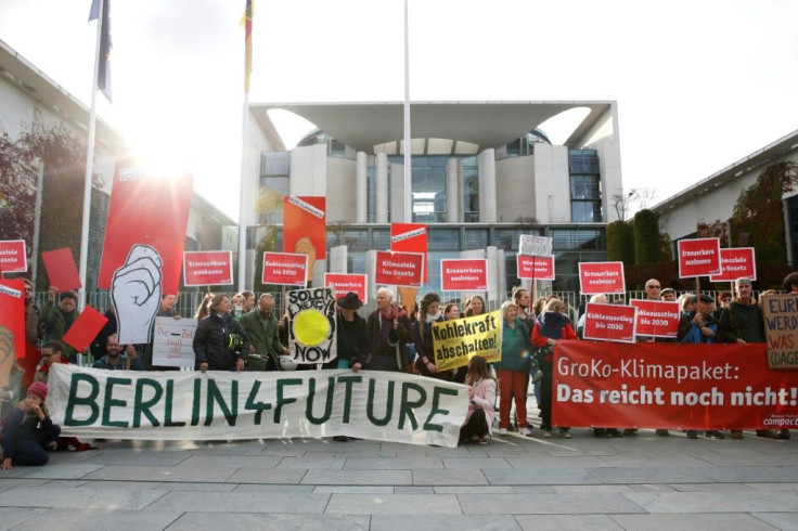 Protesting voices have grown louder in Germany, putting pressure on Chancellor Angelaq Merkel and her government to strike a broad climate deal