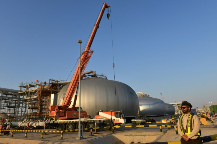 The Abqaiq oil processing plant, where workers are scrambling to repair damage wrought by last weekend's drone attacks