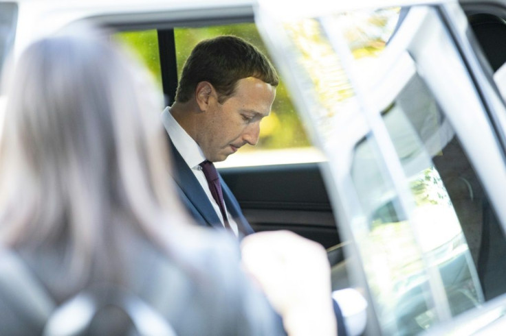 Facebook announced it had suspended apps as part of a privacy review as founder and CEO Mark Zuckerberg was visiting Washington for meetings on regulating social media