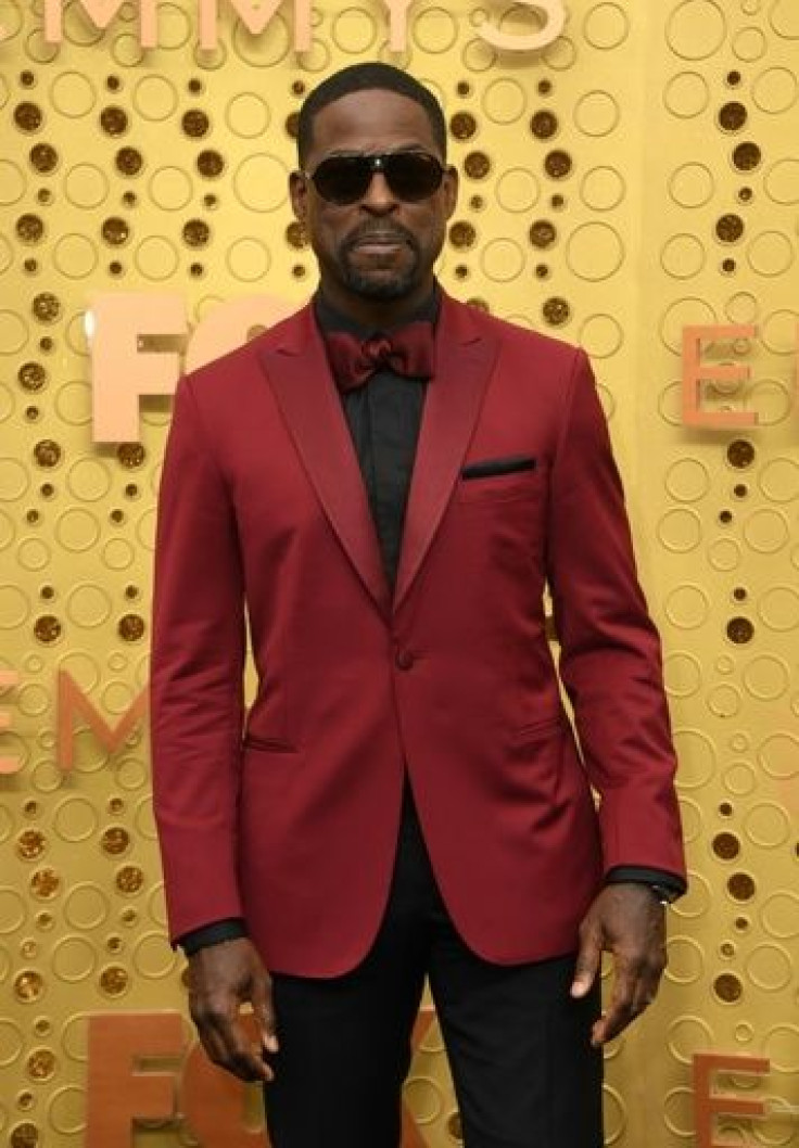 Emmy nominee Sterling K. Brown ("This Is Us") was among the first to arrive for the 71st Emmy Awards in Los Angeles