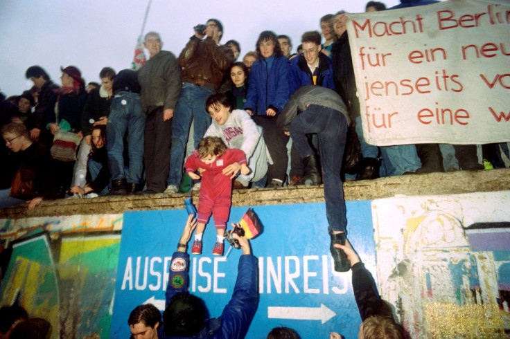 The fall of the wall paved the way for the reunification less than a year later of Germany
