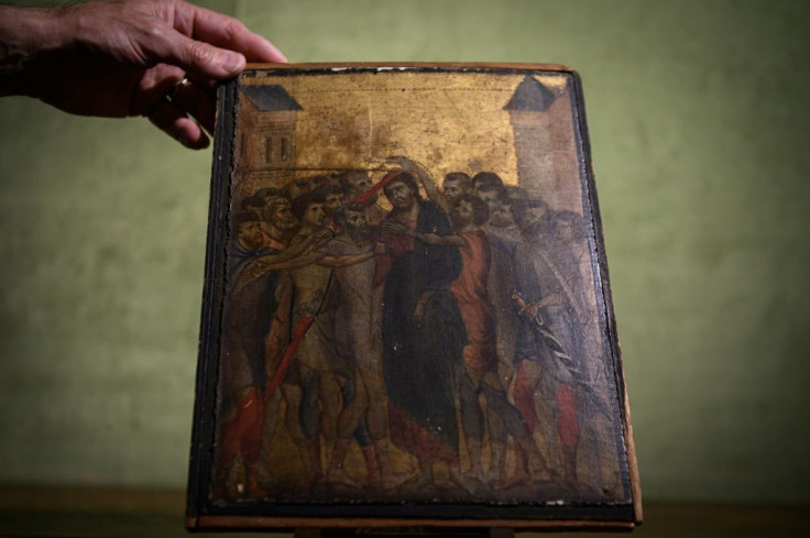 The painting has been attributed to the late 13th century Florentine artist Cenni di Pepo also known as Cimabue