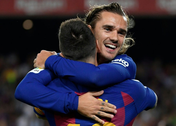 Griezmann scored his third goal for Barcelona