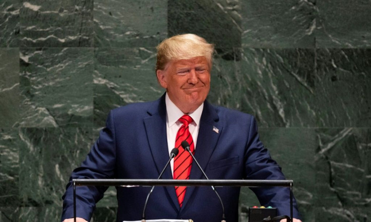 President Donald Trump used his UN address to hit out at China's trade 'abuses'