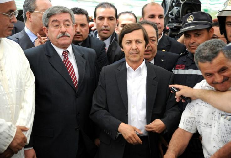 Said Bouteflika (C-R), was seen as the real power behind his brother, former Algerian president Abdelaziz Bouteflika